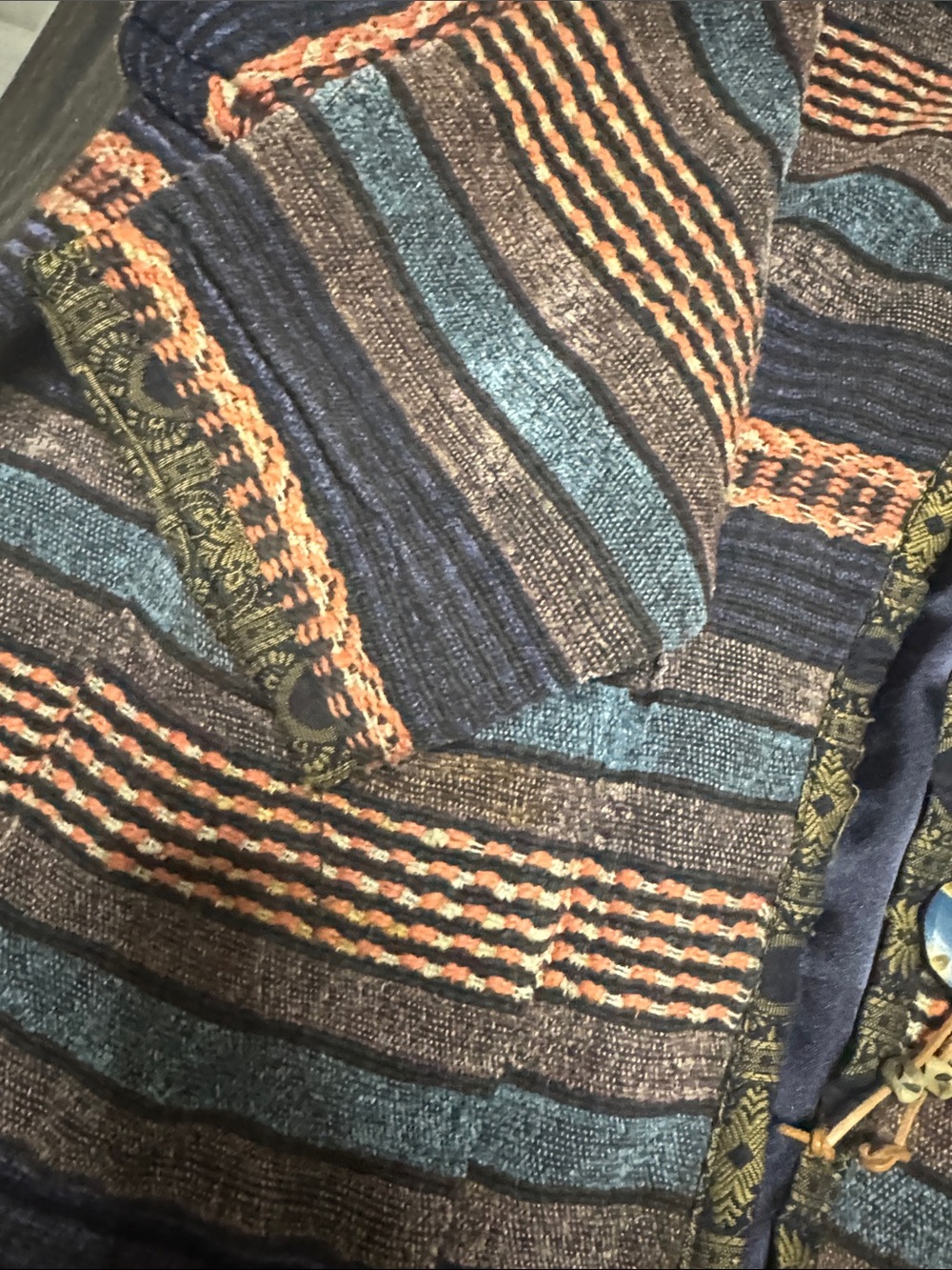 Striped Button-Front jacket - Picture 3 of 7